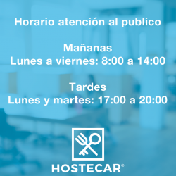 Nuevo horario de atención al público