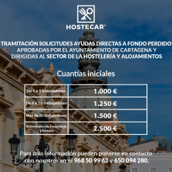 Tramitación solicitudes Ayudas Directas a fondo perdido dirigidas al sector de hostelería y alojamientos