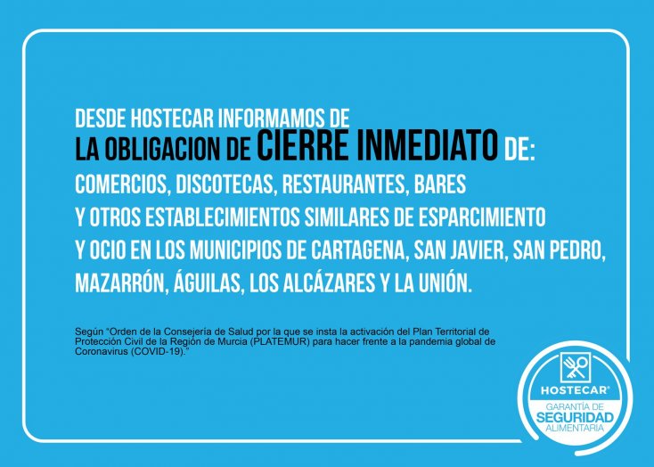 Cierre de Comercios